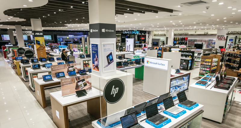 Harvey Norman shop layout