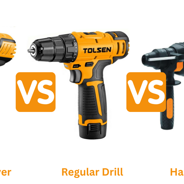 Impact Drill VS Regular Drill VS Hammer Drill