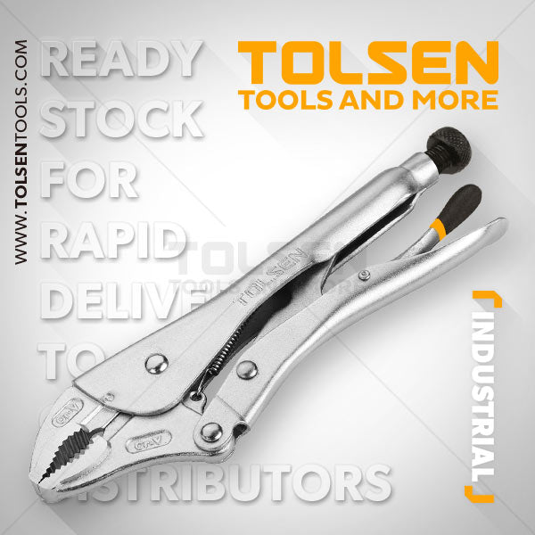 Tolsen 10049 Locking Pliers Vise Grip Round (10") Industrial