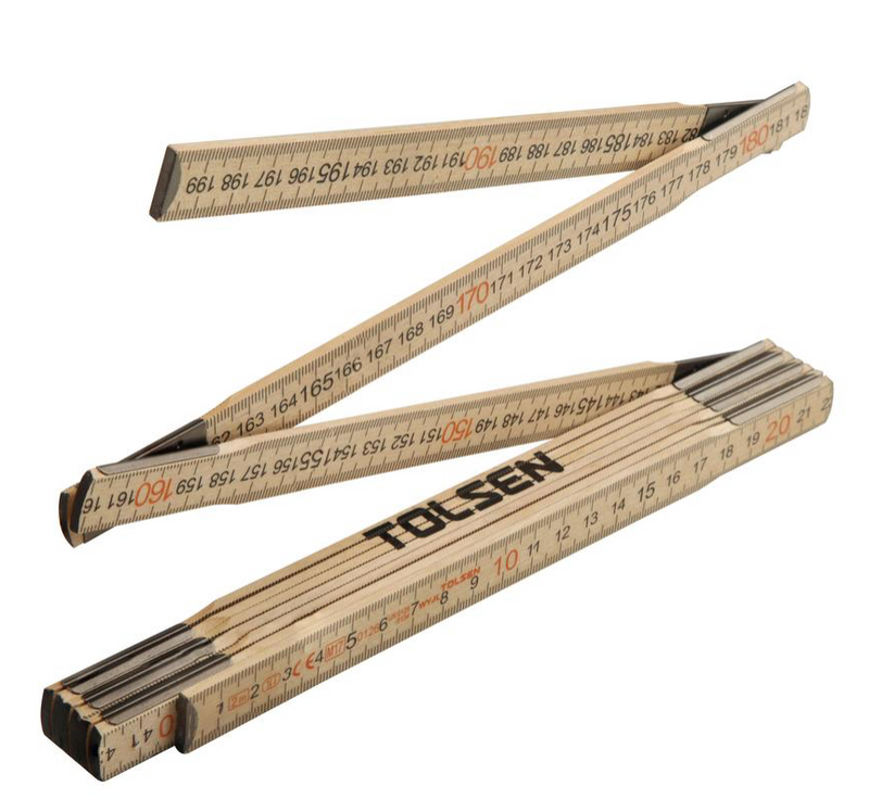 Tolsen 35046 Wood Folding Ruler