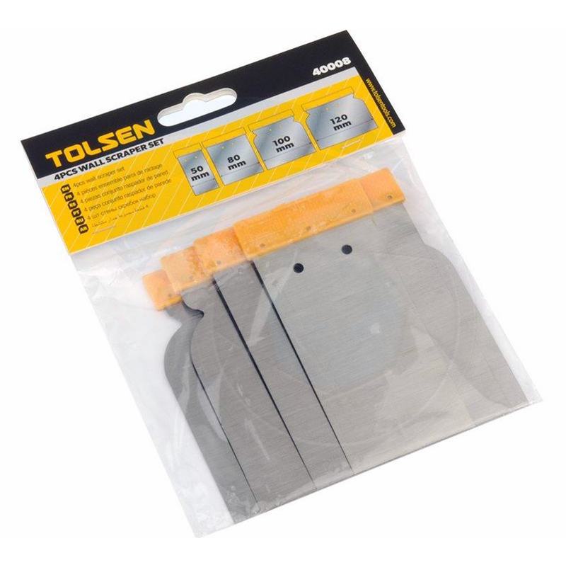 Tolsen 40008, 4pcs Wall Scraper