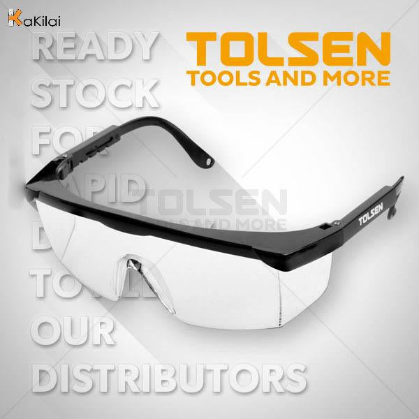 Tolsen 45071 SAFETY GOGGLE (Clear)