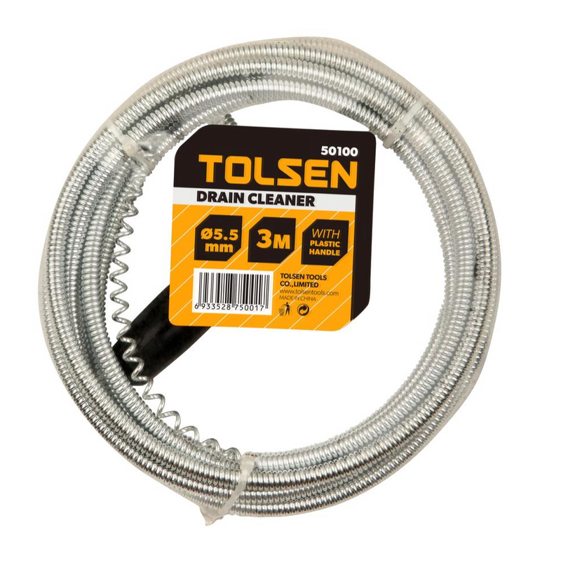 Tolsen 50102, Drain Cleaner Plumber's Snake