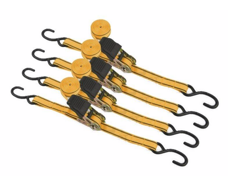 Tolsen 62254, 4pcs Ratchet Tie Down Set