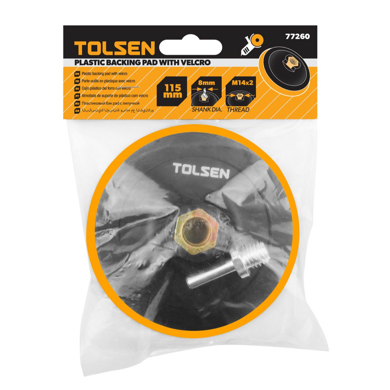 Tolsen 77261, 125mm Velcro Pad