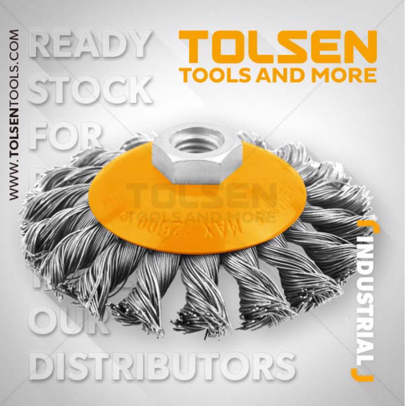 Tolsen 77520, Dish Twisted Brush