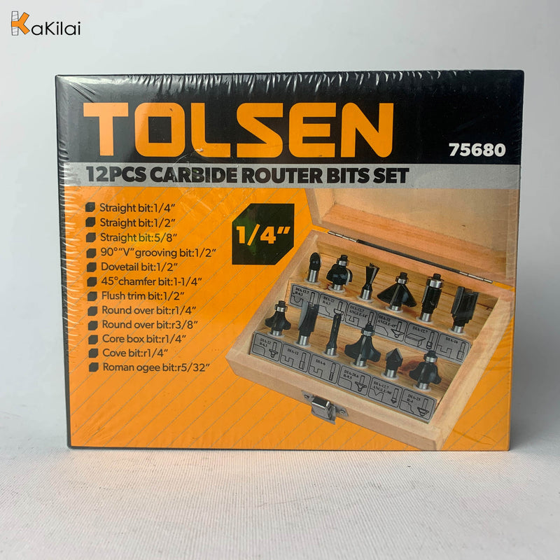 Tolsen 75680 Carbide Router Bits Set