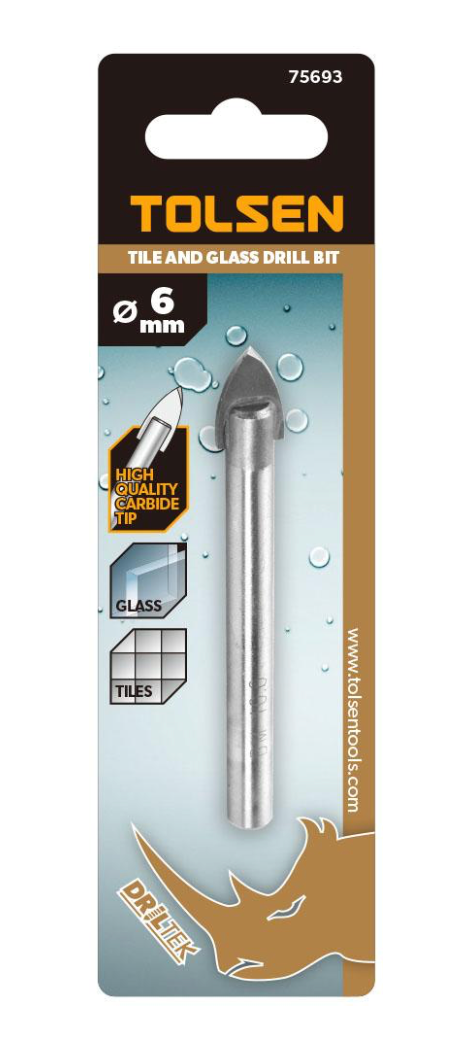 Tolsen 75690-75699, Tile and Glass Drill Bits