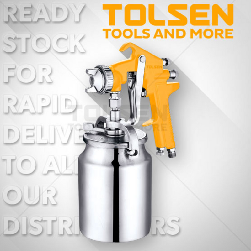 Tolsen 73185, Air Spray Gun Suction Type (1000ml, 1.7mm)