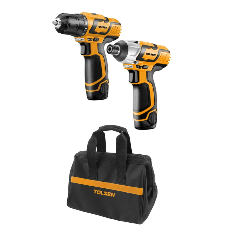 Tolsen 79028, 12V Drill & Impact Driver