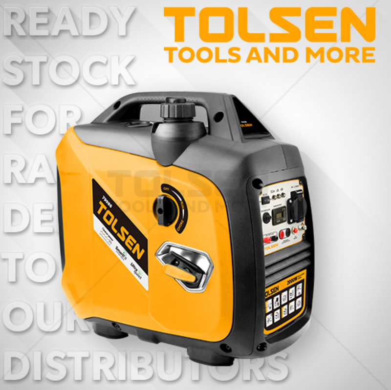 Tolsen 79986, 2000w Quiet Inverter Generator