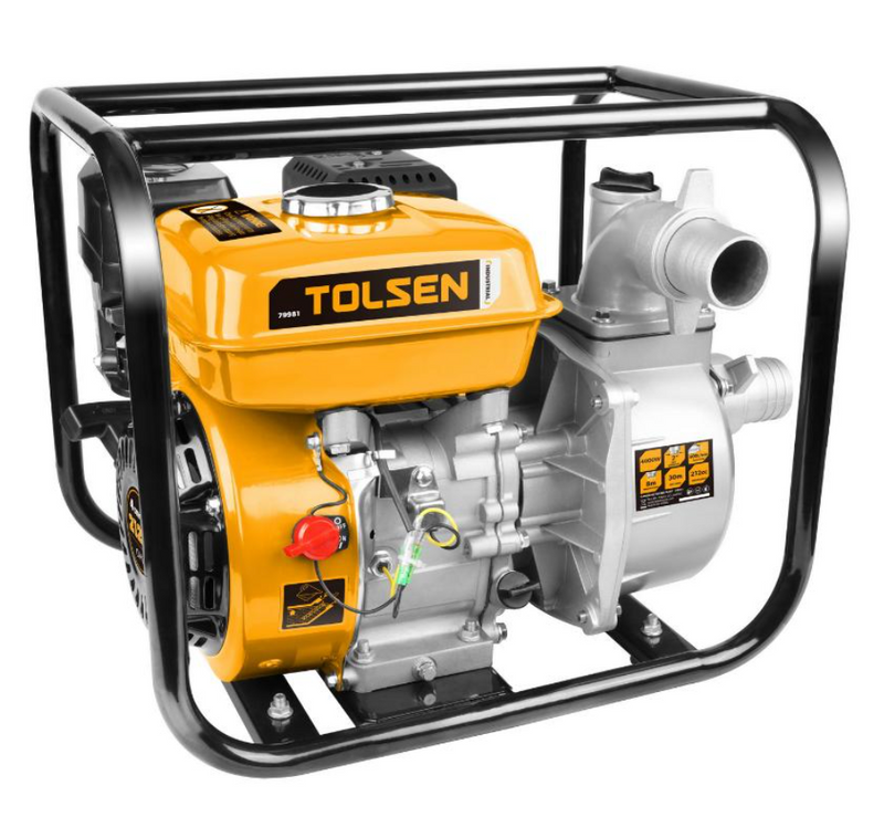 Tolsen 79981, Tolsen Gasoline Water Pump 2" 3.6Liter (4000Watts) 212CC