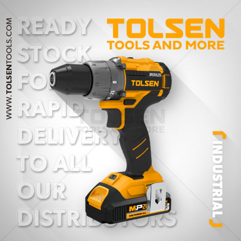 Tolsen 87252, 20V Li-Ion Metal Drill 13mm BS