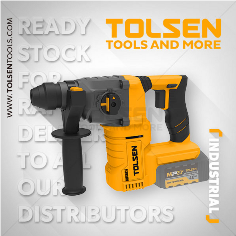 Tolsen 87272, 20V Li-Ion Rotary Hammer 24mm BB