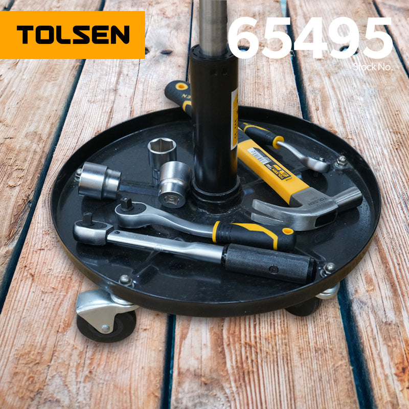 Tolsen 65495 Pneumatic Roller Seat For Mechanic, Automotive Technician